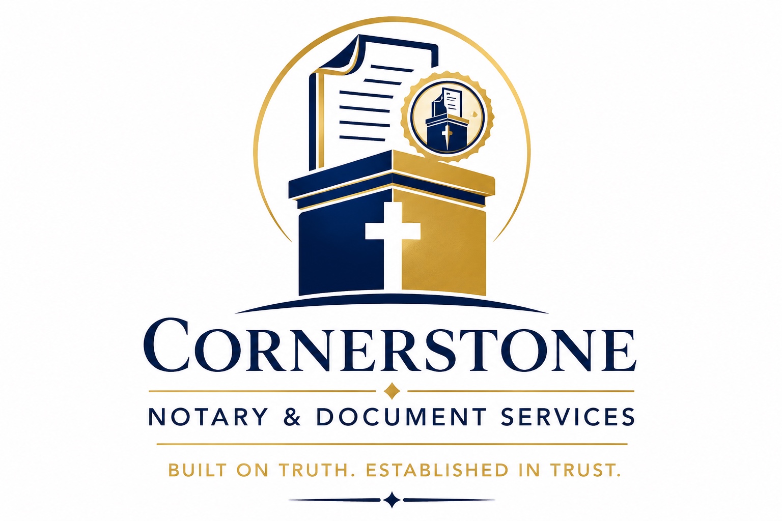Cornerstone Notary & Document Services logo